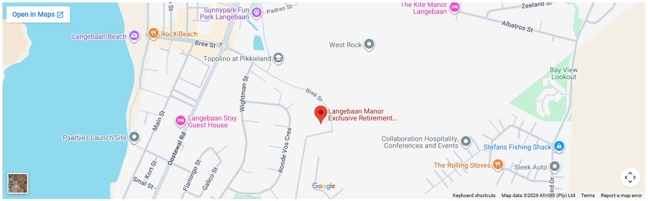 Langebaan-Manor-map